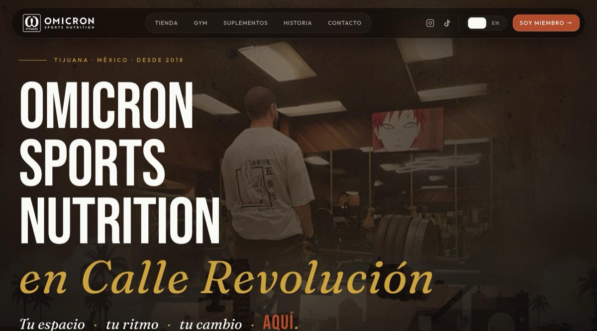 Omicron website
